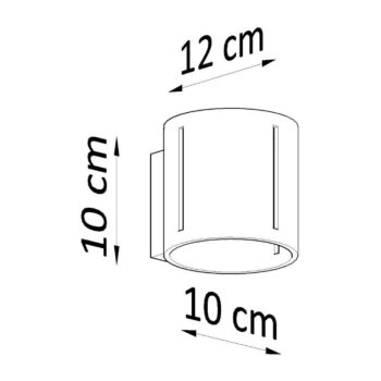 Sivé nástenné svietidlo Vulco – Nice Lamps - Image 8