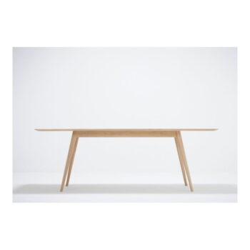 Jedálenský stôl z masívneho dubového dreva Gazzda Stafa, 220 × 90 cm - Image 8