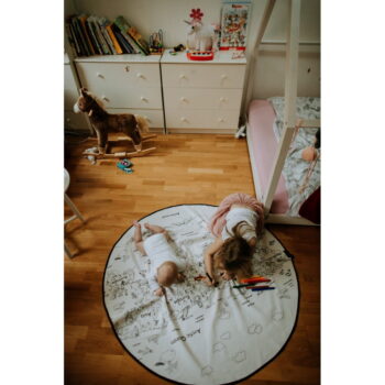 Vyfarbovací detský koberec Butter Kings Colouring World, ø 130 cm - Image 6