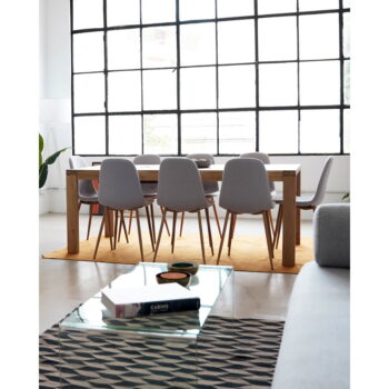 Dubový rozkladací jedálenský stôl Kave Home Vivy, 180 x 90 cm – Obrázok 7
