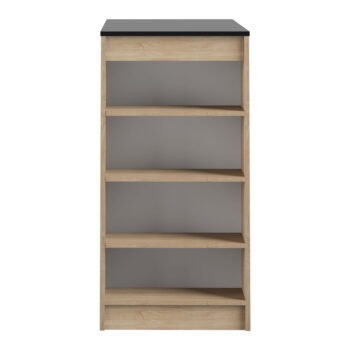 Barový stôl s čiernou doskou 50x115 cm Aravis – TemaHome - Image 4