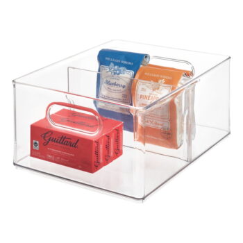 Transparentný úložný box iDesign The Home Edit, 34,2 x 25,3 x 15,2 cm – Obrázok 2
