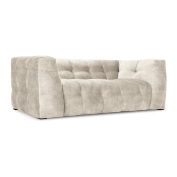 Béžová zamatová pohovka Windsor & Co Sofas Vesta, 208 cm – Obrázok 2