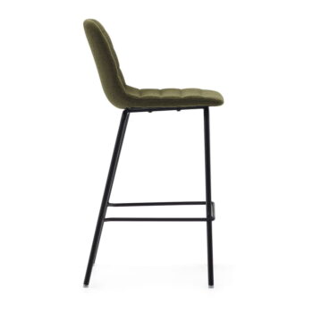 Tmavozelené barové stoličky v súprave 2 ks 92,5 cm Zunilda – Kave Home - Image 2