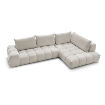 Béžová rohová pohovka Everest – Bobochic Paris – Obrázok 5