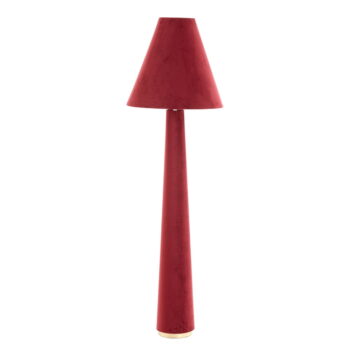Červená stojacia lampa s textilným tienidlom (výška 168 cm) Devia – Light & Living - Image 2