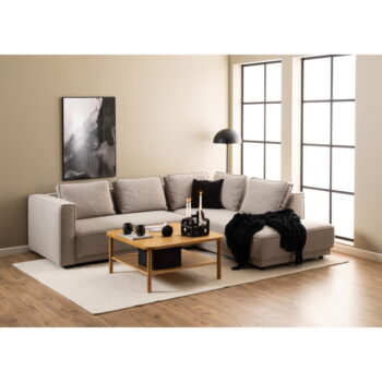 Konferenčný stolík v dekore duba v prírodnej farbe 90x90 cm Banbury – Actona - Image 2