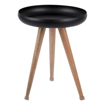 Kovové okrúhle odkladacie stolíky v súprave 3 ks Tripod – Leitmotiv – Obrázok 2