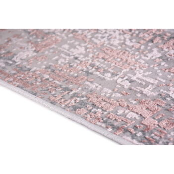Ružovo-sivé bavlnené nášľapy na schody v súprave 16 ks 25x65 cm Milano Pembe – Vitaus - Image 4