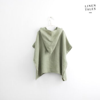 Svetlozelený ľanový detský župan veľkosť 2-4 roky - Linen Tales - Image 3