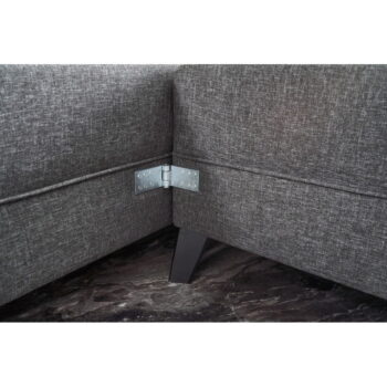 Antracitovosivá rohová pohovka (do tvaru "U") Eris – Balcab Home - Image 7