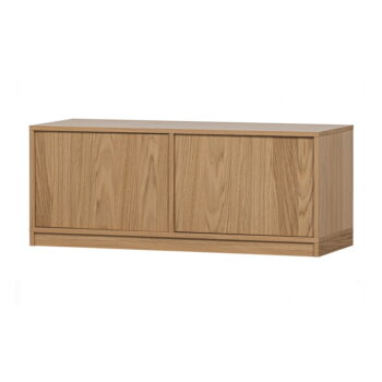 Modulárny TV stolík v dekore duba v prírodnej farbe 110x44 cm Modulair – vtwonen - Image 4