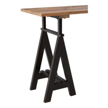 Konzolový stolík s doskou z borovicového dreva v prírodnej farbe 45x130 cm Hampstead – Premier Housewares - Image 3