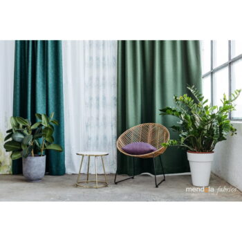 Modro-biela záclona 140x260 cm Cybele – Mendola Fabrics – Obrázok 6