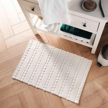 Biela kúpeľňová predložka 50x80 cm Cleonis – douceur d'intérieur – Obrázok 2