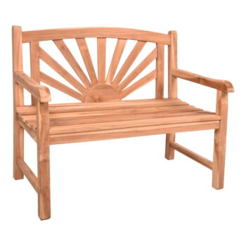 Drevená záhradná lavica v prírodnej farbe Marisa – Garden Pleasure