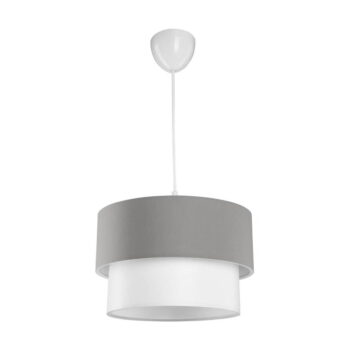 Bielo-sivé stropné svietidlo 60x18.5 cm – Squid Lighting - Image 3