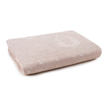 Béžový damaškový set prikrývky a obliečky na vankúš 240x260 cm Beste – Mijolnir - Image 2