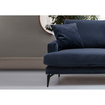 Tmavomodrá pohovka 175 cm Papira – Balcab Home – Obrázok 5