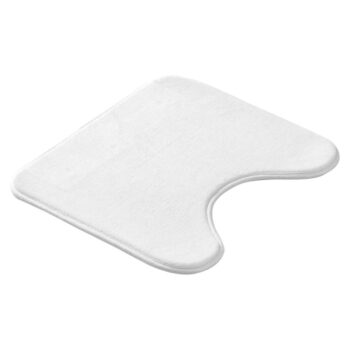 Biela WC kúpeľňová predložka 45x45 cm Vitamine – douceur d'intérieur - Image 3