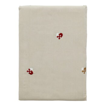Bavlnený obrus ø 180 cm Hearts Embloidery – Södahl