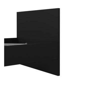 Čierna jednolôžková posteľ 90x190 cm Naia – Tvilum - Image 6