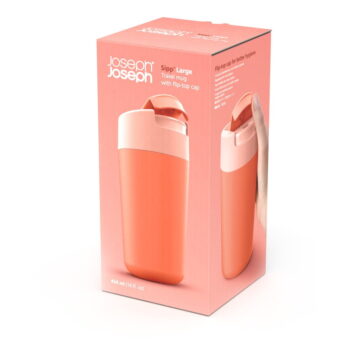 Oranžový cestovný hrnček 450 ml Sipp – Joseph Joseph - Image 6