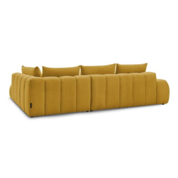 Okrovožltá rohová pohovka Everest – Bobochic Paris – Obrázok 5