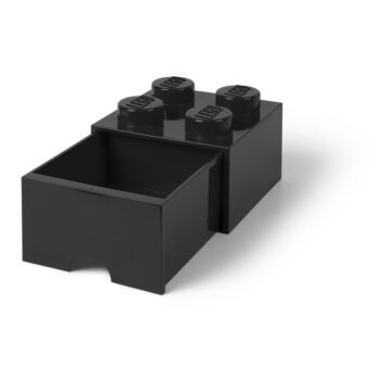 Čierny úložný box štvorec LEGO® - Image 4