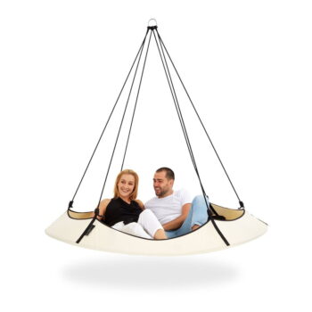 Krémovobiela záhradná hojdačka - Hangout Pod - Image 3