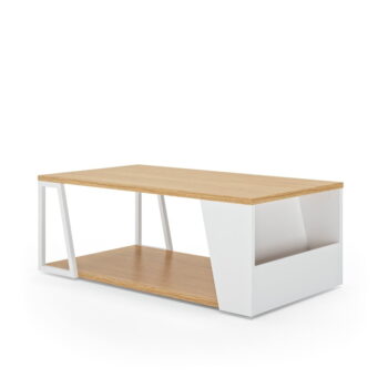 Konferenčný stolík s doskou v dubovom dekore 100x55 cm Albi - TemaHome - Image 2