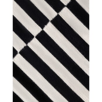 Čierno-biely obojstranný ručne tkaný vlnený koberec 80x150 cm Donna – Hanse Home - Image 5