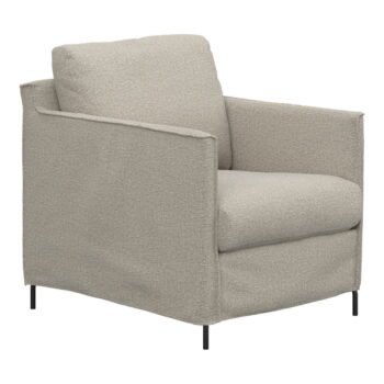 Béžové kreslo Petito – Furninova – Obrázok 2