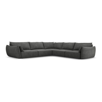 Sivá rohová pohovka (variabilná) Vanda - Mazzini Sofas - Image 2
