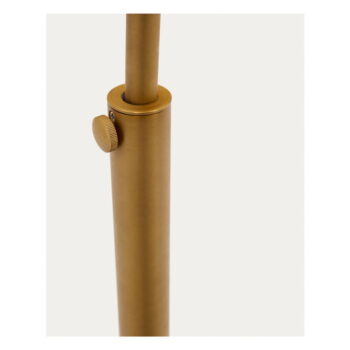 Stojacia lampa v zlatej farbe s kovovým tienidlom (výška 185 cm) Madali – Kave Home - Image 5