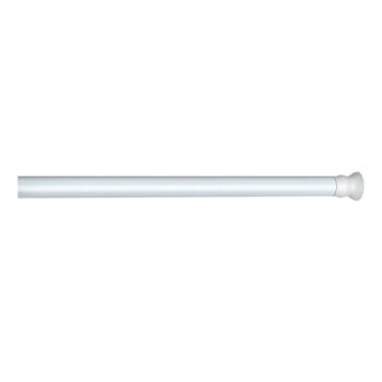 Biela tyč na sprchový záves 110 - 185 cm – Wenko – Obrázok 2