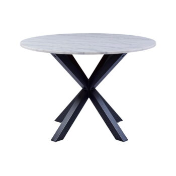Jedálenský stôl s mramorovou doskou Actona Heaven, ⌀ 110 cm - Image 2