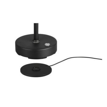 Čierna LED stolová lampa (výška 45 cm) Moreno – Trio – Obrázok 5