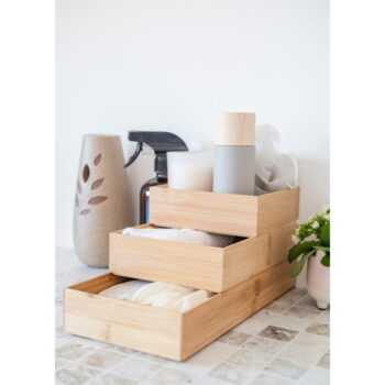 Bambusové organizéry do zásuvky v súprave 3 ks Copco - Kitchen Craft - Image 8