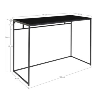 Pracovný stôl 100x45 cm Vita - House Nordic – Obrázok 4
