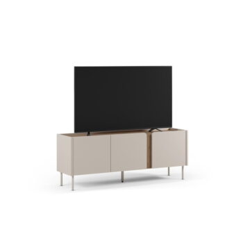 TV stolík v dekore duba v krémovo-prírodnej farbe 140x53x35 cm Lucile – Marckeric - Image 6