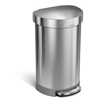 Pedálový odpadkový kôš z nerezovej ocele 45 l - simplehuman – Obrázok 3