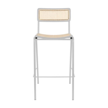 Sivé ratanové barové stoličky v súprave 2 ks 106 cm Jort - Zuiver - Image 4