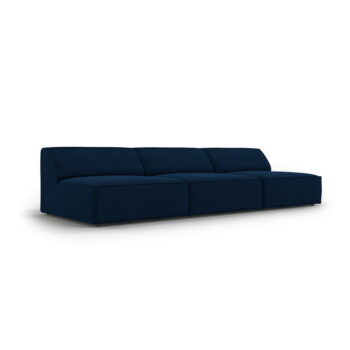 Tmavomodrá zamatová pohovka 240 cm Jodie – Micadoni Home - Image 2