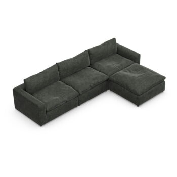 Tmavosivá rohová pohovka (variabilná) Moonlight – Furninova – Obrázok 4