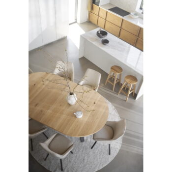 Prídavná doska k jedálenskému stolu v dekore duba 135x50 cm Maddock – Rowico – Obrázok 4