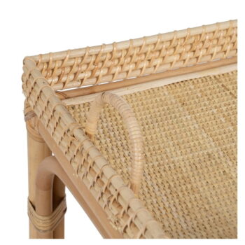 Ratanový konzolový stolík v prírodnej farbe 38x100 cm Ratán – Ixia - Image 11