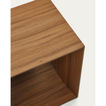 Modulárny policový systém v dekore orecha v prírodnej farbe 34x38 cm Litto – Kave Home - Image 4