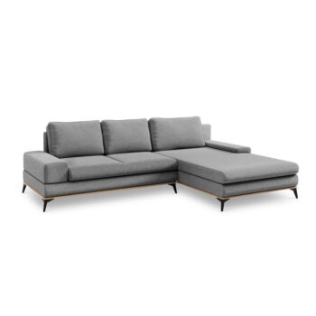 Sivá rozkladacia rohová pohovka Windsor & Co Sofas Planet, pravý roh - Image 2