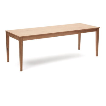 Rozkladací jedálenský stôl s doskou v dubovom dekore v prírodnej farbe 80x160 cm Yain – Kave Home - Image 6